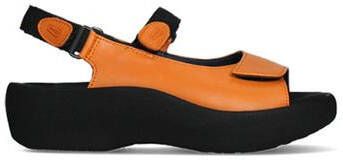 Wolky Sandalen Jewel oranje leer - Foto 3