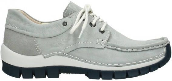 Wolky Dames Veterschoenen 04701 Fly Summer Grijs - Foto 8