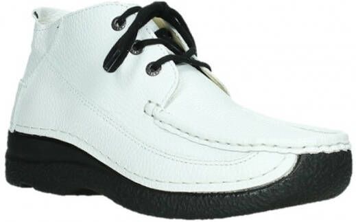 Wolky Enkellaarzen 06200 Roll Moc 70100 wit leer - Foto 3