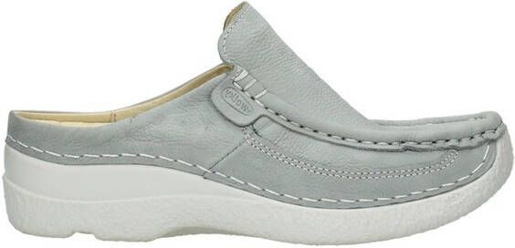 Wolky Comfortschoenen Roll Slide licht grijs nubuck - Foto 2