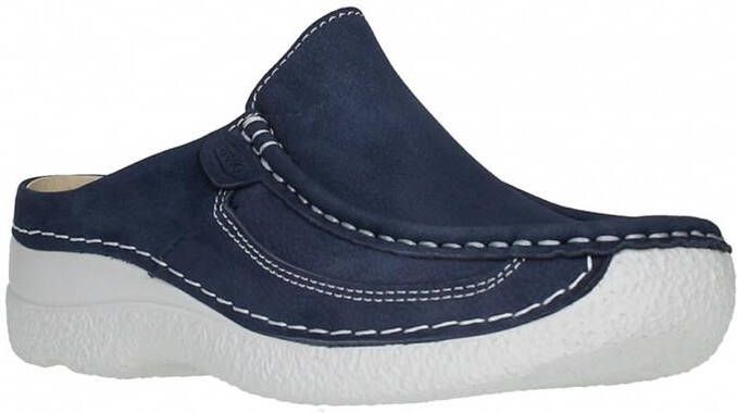 Wolky Dames Slippers 0620211-820 Roll Slide Antique Jeansblauw - Foto 6
