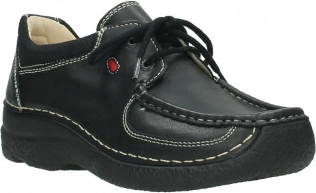 Wolky Mocassins 06216 Roll Shoe 30000 zwart leer - Foto 4