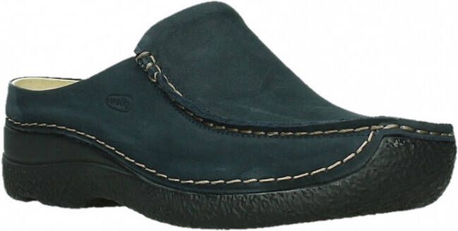 Wolky Dames Slipper Seamy Slide 0625015 800 Donkerblauw - Foto 5