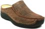 Wolky Comfortschoenen Seamy Slide camel metallic suede - Thumbnail 2