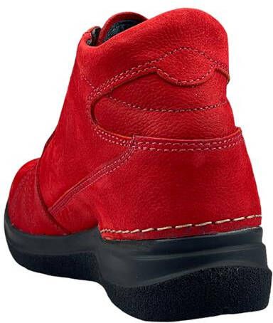 Wolky Hoge Sneakers 06606 Why 11505 donker rood nubuck - Foto 4