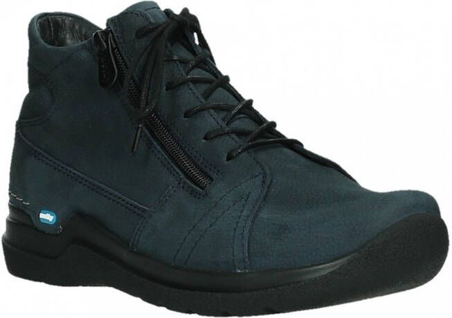 Wolky Dames Veterschoenen Boots 0660611 800 Why Antique Blauw - Foto 12