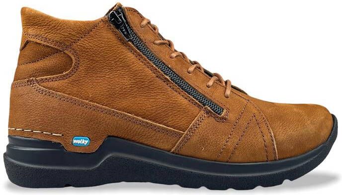 Wolky Dames Veterboot Why Antique Nubuck 0660611 430 Cognac - Foto 5
