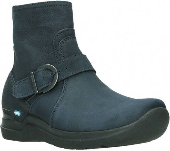 Wolky Enkellaarsjes en boots Okay blauw nubuck - Foto 2