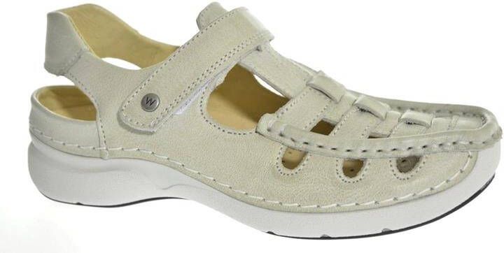 Wolky Rolling Sun Klittenbandschoen Dames Grijs Beige - Foto 8