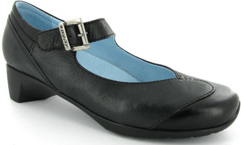 Wolky Bandschoenen Opal zwart leer - Foto 2