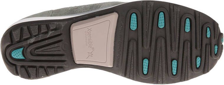 Xsensible Stretchwalker Dames Sneakers in Suede (Groen) - Foto 6
