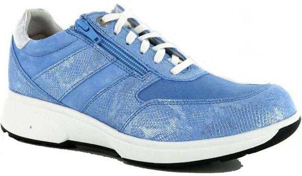 Xsensible 30201.2 Tokio Lake Blue Metal H-Wijdte Veterschoenen - Foto 2