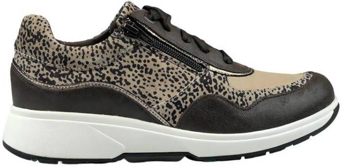 Xsensible LIMA 30204.2.351 Bruin combi Stretchwalker sneaker wijdte H - Foto 5