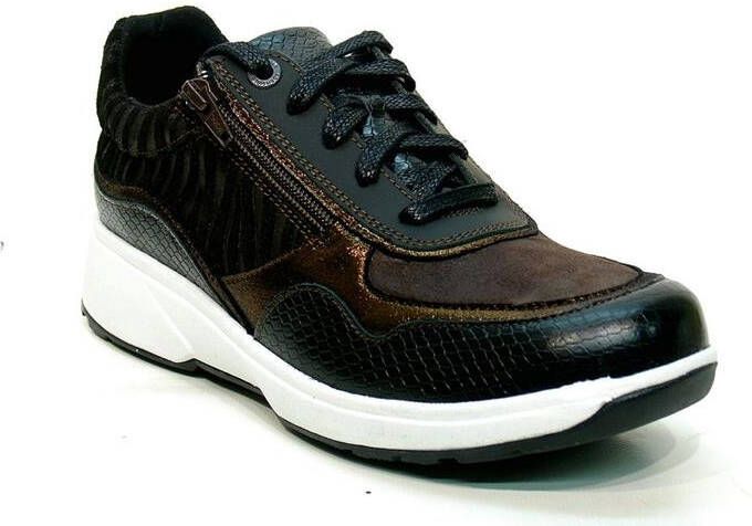 Xsensible Stretchwalker Sneaker Lima 30204.2.080 HX Zwart Brons Combi 6½ - Foto 7