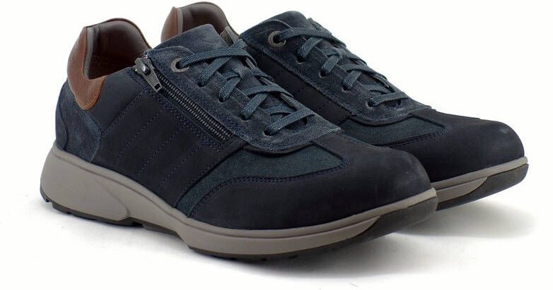 XSENSIBLE Lage Sneakers Heren 30405.2 Maat: 43 Materiaal: Suède Kleur: Blauw - Foto 6
