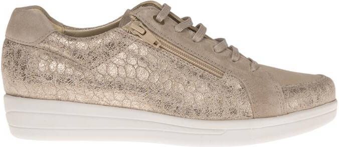 Xsensible Dames Veterschoenen 10186.2.501 Alia Taupe Metallic - Foto 3