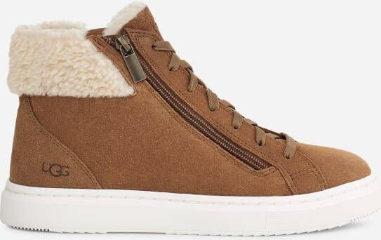 Ugg Alameda Mid-sneaker met rits voor Dames in Brown