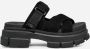 Ugg Zwarte Suède Slide Sandaal Black Dames - Thumbnail 3