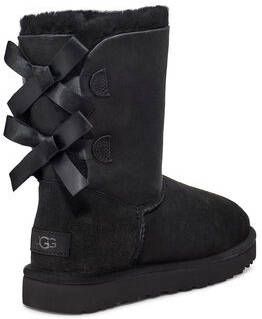 Ugg Dameslaarzen van omgekeerd schapenleer en suède voor herfst winter Black Dames - Foto 19