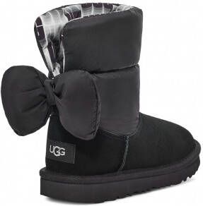 Ugg Bailey Maxi-laars met strik voor Grote Kinderen in Black - Schoenen.nl