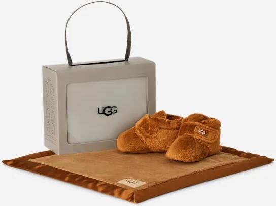 Ugg Bixbee-laarsje en Lovey-dekentje voor kinderen in Brown