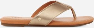 Ugg Carey-slipper voor Dames in Gold Metallic