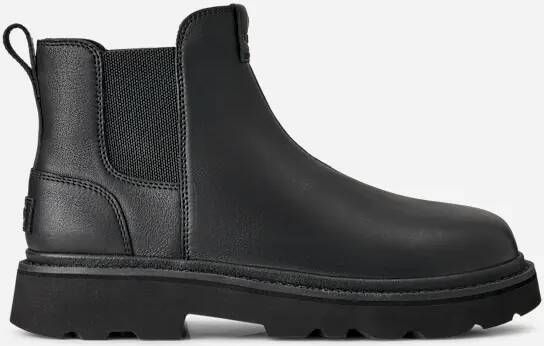 Ugg Chelsea Lug Leather-laars in Black