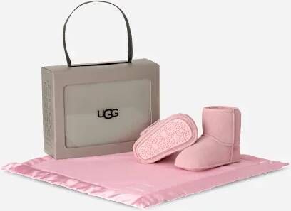 Ugg Classic-laars en knuffeldekentje in Ribbon Candy