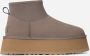 Ugg Boots W Classic Mini Dipper Boots Leather Brown in bruin - Thumbnail 3