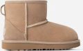 Ugg Classic Mini II-laars in Beige Shearling - Sand