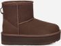 Ugg Classic Mini Platform-laars voor Grote Kinderen in Brown - Thumbnail 2