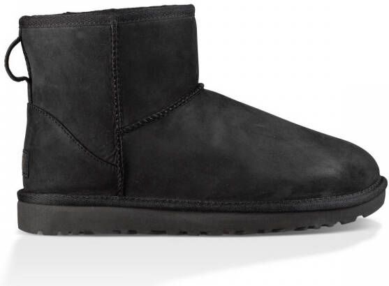 Ugg Classic Mini Leather laarzen voor Dames in Black