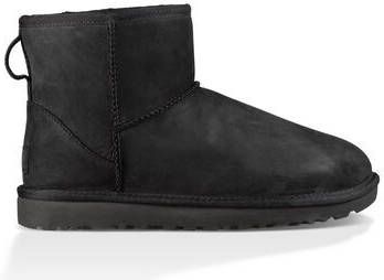 Ugg Classic Mini Leather Laarzen voor Dames in Black, maat 38 | Leder -  Schoenen.nl