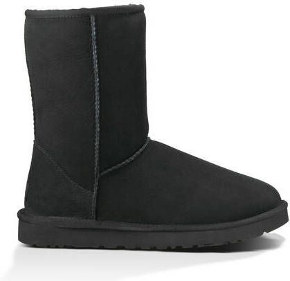 Ugg Classic Short voor heren Laarzen van warme sheepskin op .com eu nl nl in Black Dubbelzijdig