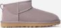 Ugg Boots W Classic Ultra Mini Boots Leather Purple in paars - Thumbnail 5