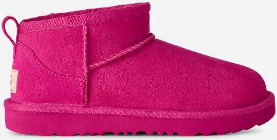 Ugg Classic Ultra Mini-laars voor kinderen in Dark Peony