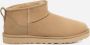 Ugg Klassieke Ultra Mini Schapenleren Laarzen Beige Dames - Thumbnail 2