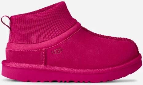 Ugg Classic Ultra Mini Stretch Cuff-laars voor Grote Kinderen in Dark Peony
