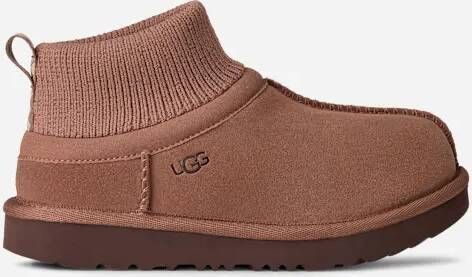 Ugg Classic Ultra Mini Stretch Cuff-laars voor Grote Kinderen in Rocky Oak