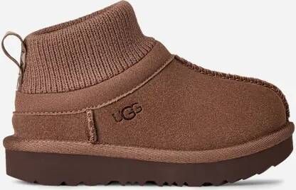 Ugg Classic Ultra Mini Stretch Cuff-laars voor Grote Kinderen in Rocky Oak