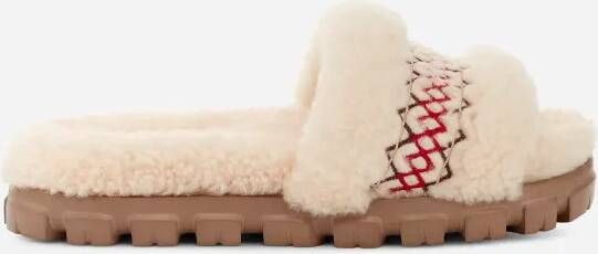 Ugg Cozetta-pantoffel met -boordsel in White