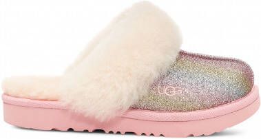 Ugg Cozy II-glitterpantoffel voor Grote Kinderen in Metallic Rainbow