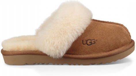 Ugg Cozy II Pantoffels voor Grote Kinderen in Brown Leder