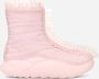 Ugg Mesh Overlay Ruffle Short Boots Franjes Pink Dames - Thumbnail 2