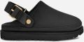 Ugg Goldenstar Villa-klomp voor dames in Black Nubuck - Zwart