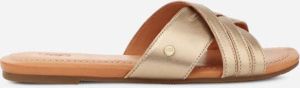 Ugg Kenleigh-slipper voor Dames in Gold Metallic