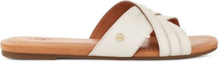 UGG Slippers Dames W Kenleigh Slide Maat: 37 Materiaal: Leer Kleur: Wit - Foto 2
