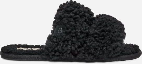 Ugg Maxi Scuffetta krullende pantoffel voor Dames in Black