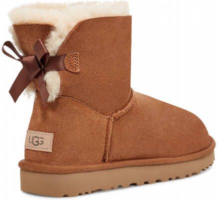 Ugg Dameslaarzen van omgekeerd schapenleer en suède voor herfst winter Beige Dames - Foto 11