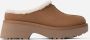 UGG Instappers Dames New Heights Cozy Clog Maat: 39 Materiaal: Suède Kleur: Cognac - Thumbnail 3
